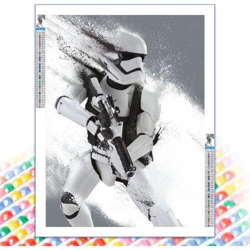 Diamond Embroidery Paintings Diy Disney Stormtrooper Full Square/Round 5D Classic Movie Character Cross Stitch Home Decoration