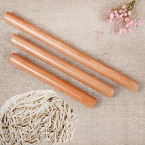 Non-stick Kitchen DIY Rolling Pin Wooden Baking Pizza Restaurant Fondant Cake Dough Wood Roller