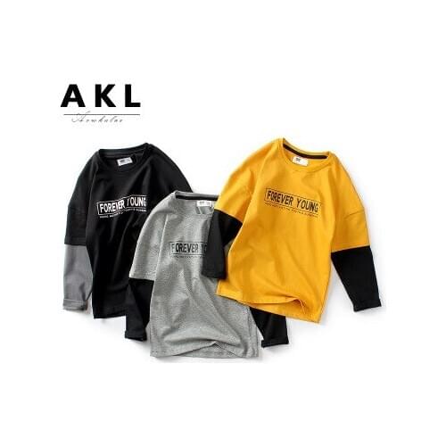 Childrens Cartoon T Shirt Baby Boys Cotton Bottoming T Shirt 2021 Spring New Kids Boys Patchwork T Shirt Baby Pullover Top Tees