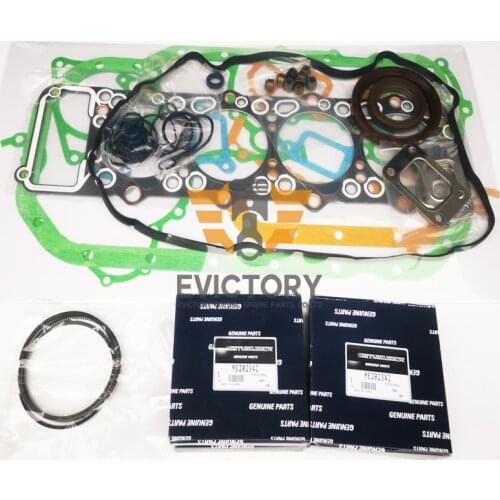 For excavator MITSUBISHI 4M40T 4M40-T cylinder head complete + rebuild overhaul kit