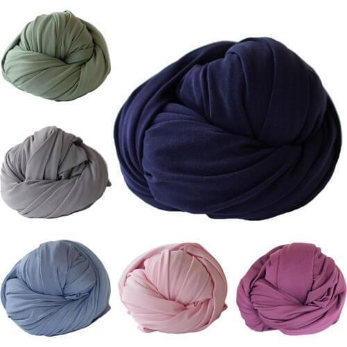 Stretch Wrap Cloth Newborn Photography Props Soft Infant Solid Color Photo Wraps