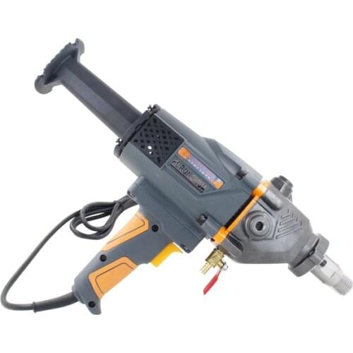 2100W 220V 112/132/168mm Electric Diamond Core Drill Wet Handheld Concrete Core Drilling Machine with Water Pump Accessories