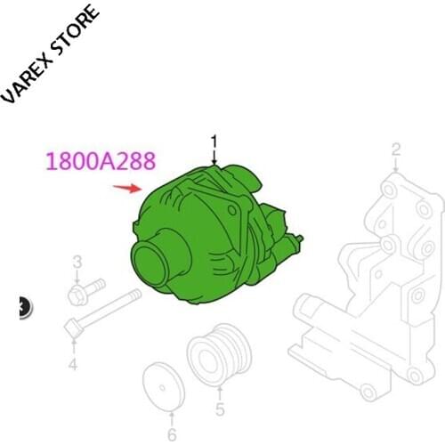 Generator assembly for Mitsubishi Outlander OEM:1800A288
