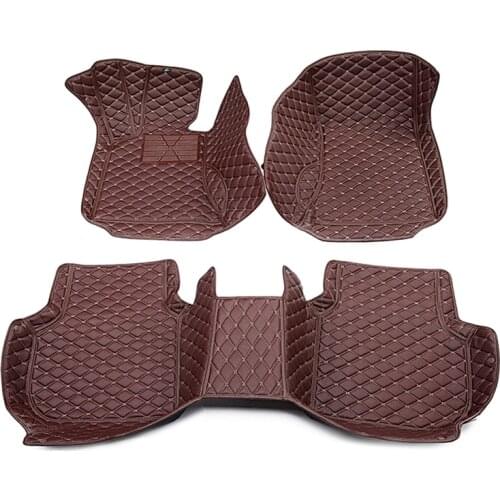 Leather car floor mats for bestune besturn T77 FAW X60 2019 2020 2021 2022 rug carpet interior accessory vauxhall encore