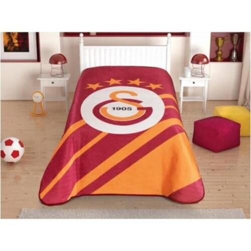 Galatasaray Licensed Blanket 150x200 cm Football Blanket-Match blanket-Yellow red Blanket