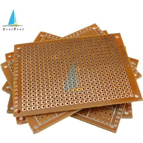 10Pcs Prototype Paper Copper PCB Universal Experiment Matrix Circuit Board 5x7cm