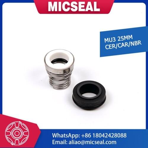 MU3 - 25MM Mechanical Seal - CER/CAR/NBR