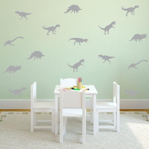 Multi-dinosaur sticker Cartoon Dinosaurs Wall Stickers For Kids Rooms Home Decor Living Room Dedroom Decoration 9PCS GS052