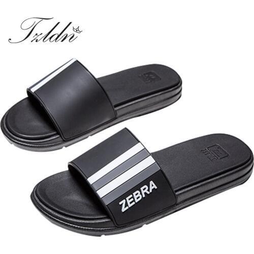 TZLDN Mens Summer Slippers Non-slip Slipper For Men Beach Slides Unisex Bathroom Sandals Home Floor Flip Flops zapatos mujer