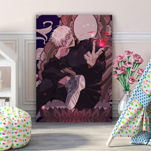 Wall Art Home Decoration Jujutsu Kaisen Poster Japan Anime Sukuna Canvas Paintings HD Prints Modular Pictures For Living Room