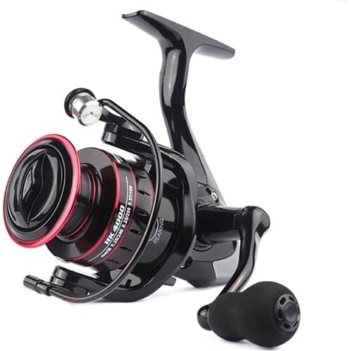 New HK1000-7000 High-quality Spinning Wheels 5.2:1 Gear Ratio Max Drag 8kg Freshwater/Saltwater Carp Fishing Reel