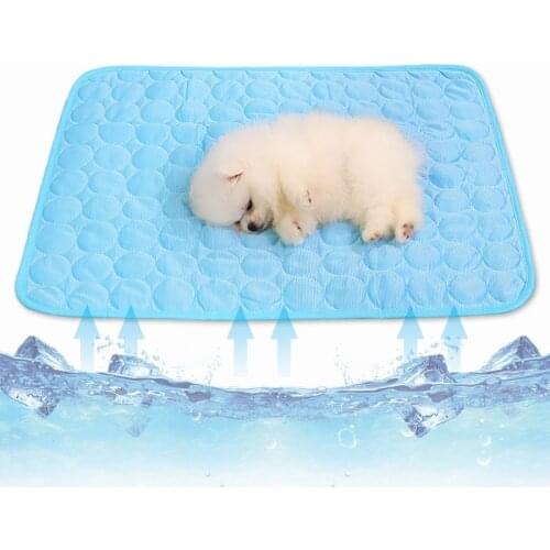 Dog Cooling Mat Refreshing Blanket For Dogs Refreshing Carpet Pet Summer Pad Dog Cushion Washable Self Cool Mat Dogs Accessories