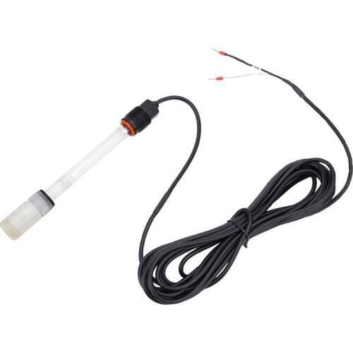 ORP electrode sensor probe PG13.5 thread glass/plastic shell cable 5 meter