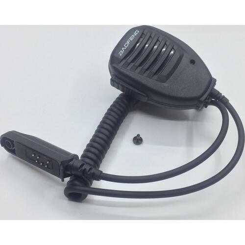 PTT Shoulder Speaker hand Microphone BAOFENG A58 BF-9700 UV-9R plus V-XR GT-3WP R760 82WP Waterproof Walkie Talkie Ham radio Mic