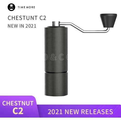 TIMEMORE Chestnut C2 Manual Grinder Air Blower Portable grinding Hand Coffee Grinder Grind Machine Mill with Metal Bean Canister