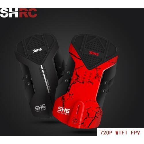 HR SH6 with 2MP Wifi FPV Camera Foldable RC Drone One Key Auto Returned Altitude Hold 2.4G 4CH RC Quadcopter VS H37 E50 E50S T37