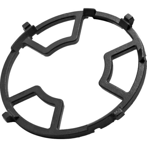 Universal Cast Iron Wok Pan Support Rack Stand for Burner Gas Stove Hobs Cooker (Black)