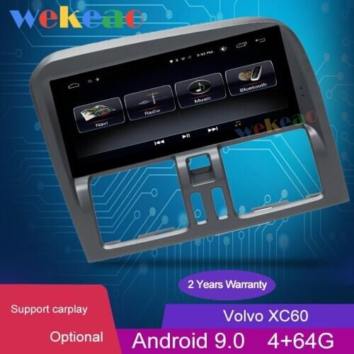 Wekeao 8.8" Touch Screen Android 9.0 Car Radio Automotivo Head Unit For Volvo XC60 Car Dvd Player Auto GPS Navigation 2009-2012