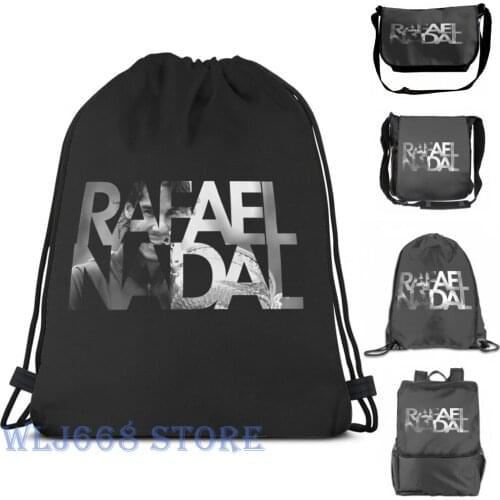 Funny graphic print shoulder Bags women rafael nadal Single shoulder backpack travel for men Gym Bag