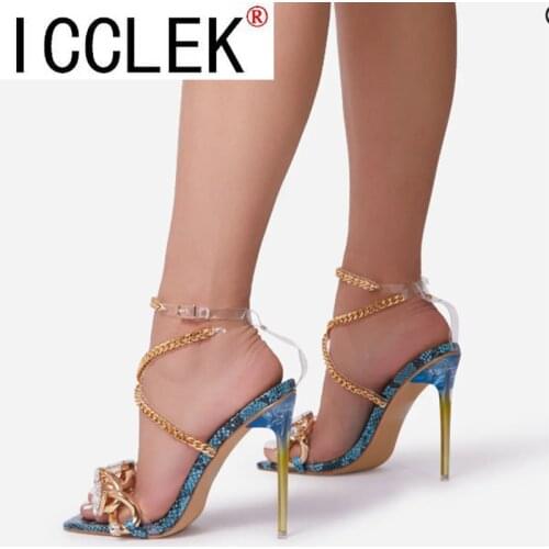 Ladies Shoes Sandals Cross Strappy Rhinestone Summer Gladiator Women Zapatos De Mujer Tacon Pumps Cross-strap Bright Diamond