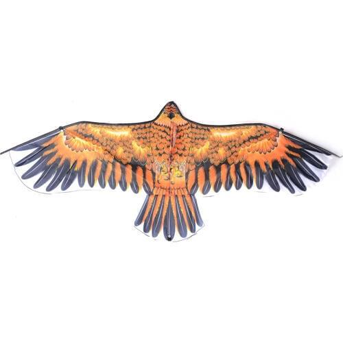 1Pc Big Flat Eagle Bird Kite Children Flying Bird Kites Windsock Outdoor Toys Garden Cloth Toys For Kids Gift Random Color