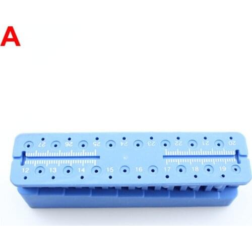 1Pc Dental Endo Block Measuring Tools Accessory Ruler Model A/B