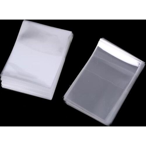 100Pcs Matte Cards Sleeves Cards Protector For Trading Cards Shield Magic Card Cover Transparent Card Holder 6.6Cm /6Cm X 9Cm
