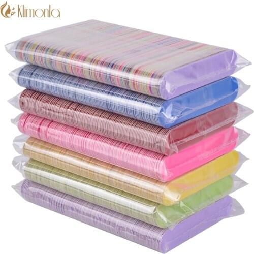 500pcs/lot Wooden Nail File For Manicure 240 Sandpaper Mini File For Nails Accessories Manicure Nail Supplies for Professionals