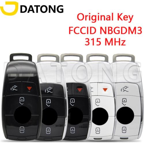 Datong World Car Remote Control Key For Mercedes E S AMG Benz 315MHz IC2694A-DM3 FCCID NBGDM3 Original Keyless Promixity Card