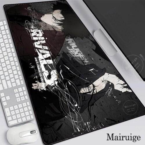 Anime Samurai champloo Gaming Large XL 400X900X3MM Rubber Mouse Pad Computer Mousepads XXL Lock Edge Mause Pad Keyboard Desk Mat