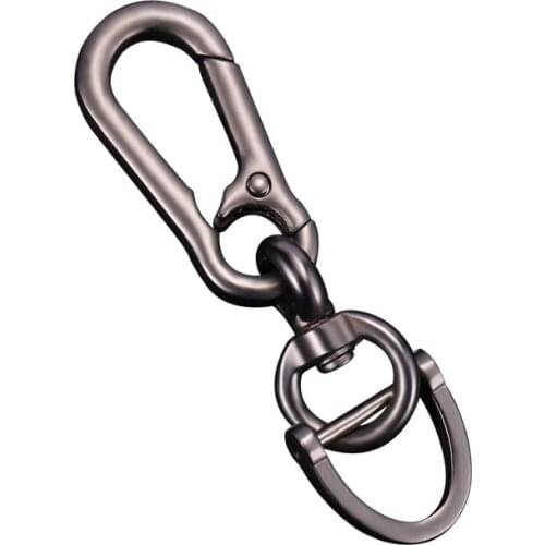 Newset Cars Key Rings Portable Detachable Zinc Alloy Brand-new Stainless-steel Creative Anti-lost Hook Vehicle Auto Fastener