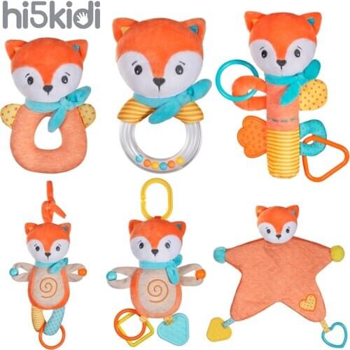 HI5KIDI Fox Animal Plush Toy Collection Hobby Plush Doll Stuffed Toy Doll Claw Machine Soft Cotton Plush Toy ChildrenS Day Gift