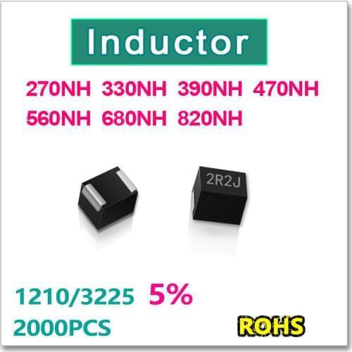 JASNPROSMA 2000PCS 1210 3225 SMD Inductor 270NH 330NH 390NH 470NH 560NH 680NH 820NH New original high quality