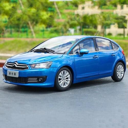 1/18 Alloy Casting Car Model Dongfeng Citroen New Sega Hatchback Collection Decoration Holiday Gift