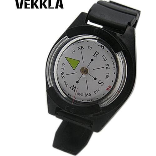 NEW Tactical Wrist Compass Military Survival Strap Bracelet Watch Gear Compass GPS For Outdoor Black