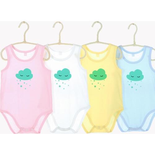 Baby clothes bodysuit kids boy girls clothes baby overalls children clothing baby summer sleeveless round neck thin baby clothes