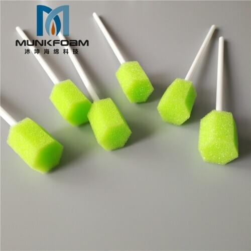 Disposable Tamponeer Kwast Dental Tampons Palitos Desechables Tampon Stick Foam Oral Foam Swab Tige Mousse 100/box