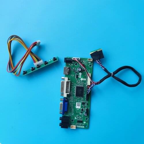 For BT156GW02 V.0 Panel Screen DVI LVDS LCD LED VGA HDMI 15.6" Driver board monitor Card Controller kit 1366X768