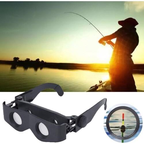Portable Zoomable Outdoor Fishing Glasses Style Magnifier Binoculars Telescope Outdoor fishing observation glasses