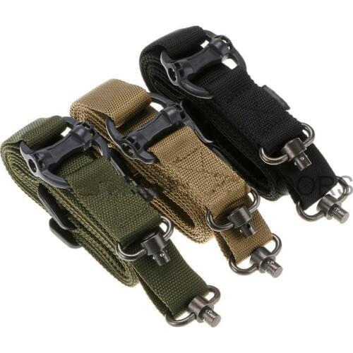 Rifle MS4 Sling Adjustable 2 Points Quick Release Bungee Rifle Shoulder Belt Hunting Airsoft Nylon Gun Strap Belt Rope