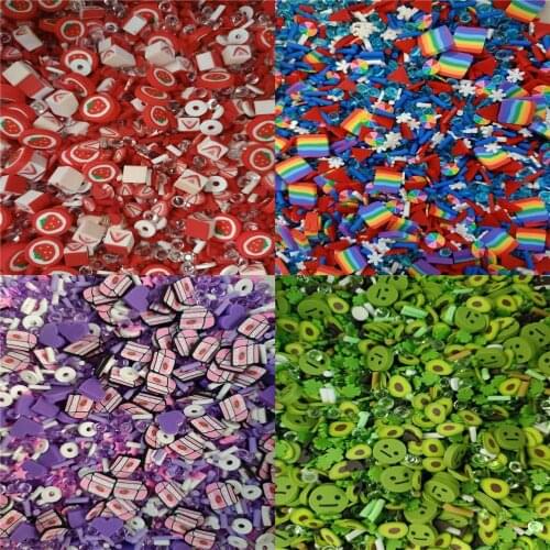 10g/pack Fruit Candy Package Filler Mix Series DIY Resin Shaker Assorted Polymer Clay Sprinkles Slice Jewelry Accessory10Yc19142