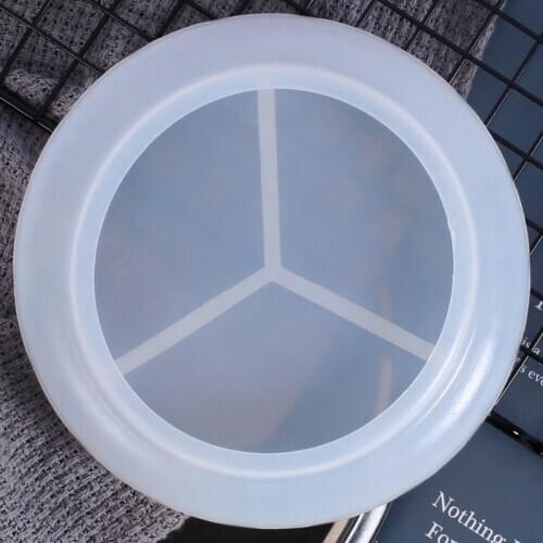 Crystal Epoxy Resin Mold Wave Dish Casting Silicone Mould Handmade DIY Crafts X7YC