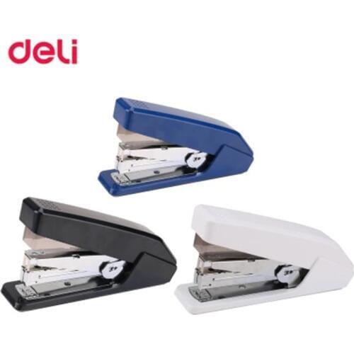 Deli New Hot Sale Stapler Book Sewer Cartoon Set Office Normal Supplies Stationery 175/43/45mm Size Geometric Office Stapler