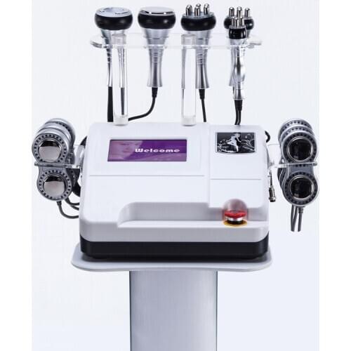 Hot Sale Ultrasonic 40K Cavitation Vacuum RF Radio Frequency Body Slimming Facial Skin Lifting Beauty Machine Free shipping