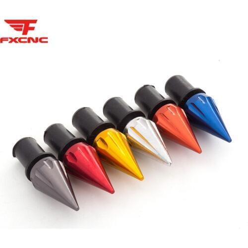 CNC 10 Pcs Aluminum Universal Windscreen Spike Bolts M5 Screw Well Nuts Windshield Nut Fastener Motorbike Fairing Mounting Kit