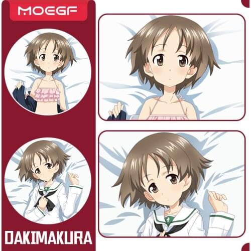 Japanese Anime Pillow Cover Case GIRLS und PANZER Home Decorative Dakimakura