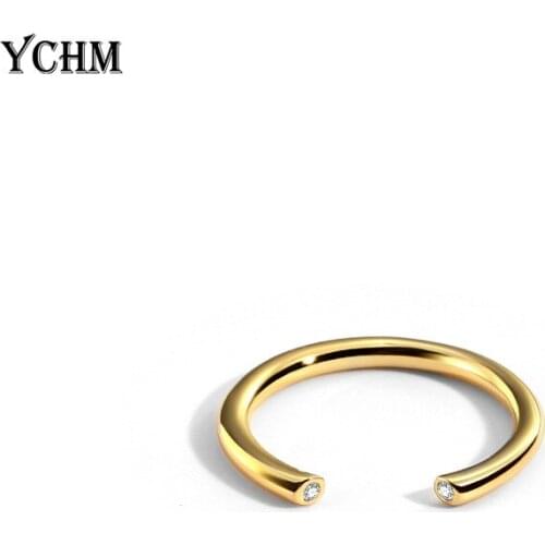 Кольца с фианитами для женщин YCHM China At AliExpress