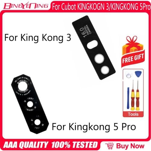 100% New Original Rear camera glass lens For Cubot kingkong 3/king kong 3 Smartphone Repair Replacement Accessories Parts