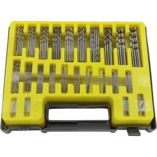 150pcs Twist Drill Bit Set 0.4mm~3.2mm High Speed Steel HSS Electric drill accessories Wood Arts Crafts Mini Drill Bits Set Tool