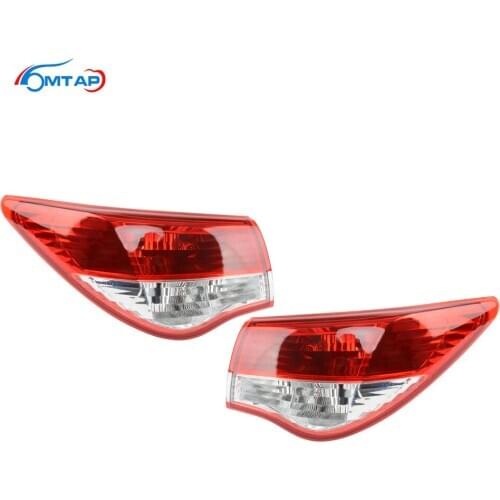 2PCS Outer Tail lamp Rear Backup Lamp For Nissan For Blubird Sylphy Classic G11 2009 2010 2011 2012 Outside Tail Stop Brake Lamp